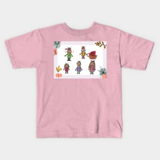 Family Going for a Walk Kids T-Shirt